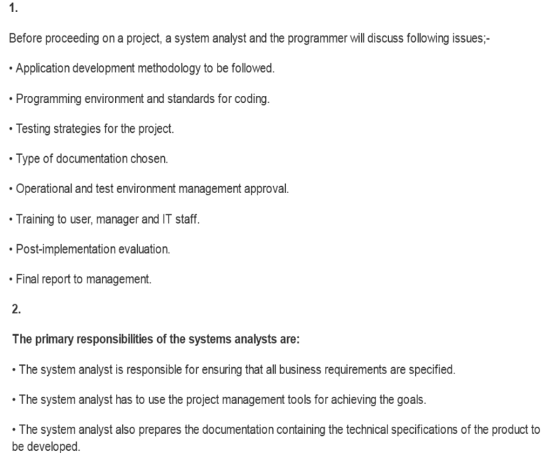 Systems Analysis and Design