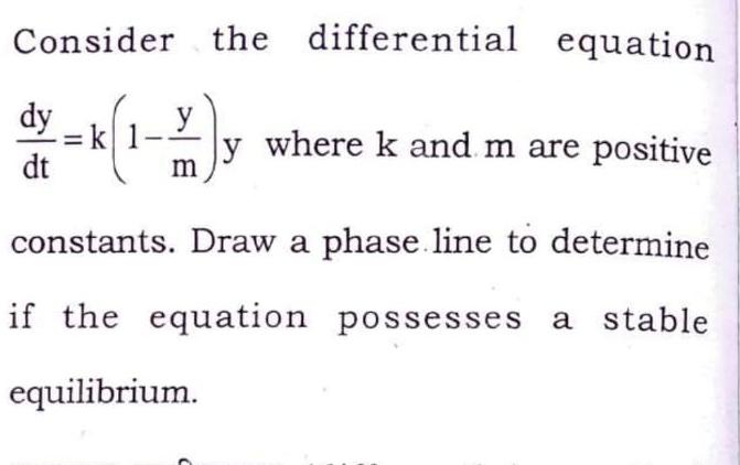 differential-equation-phase-line-stable-equilibrium-analysis